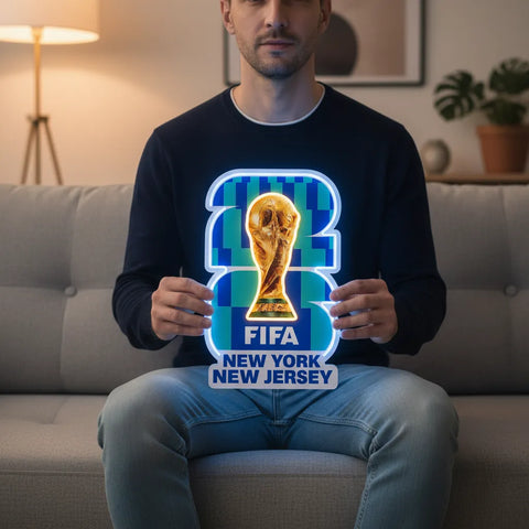NY New Jersey 2026 FIFA World Cup Neon Sign