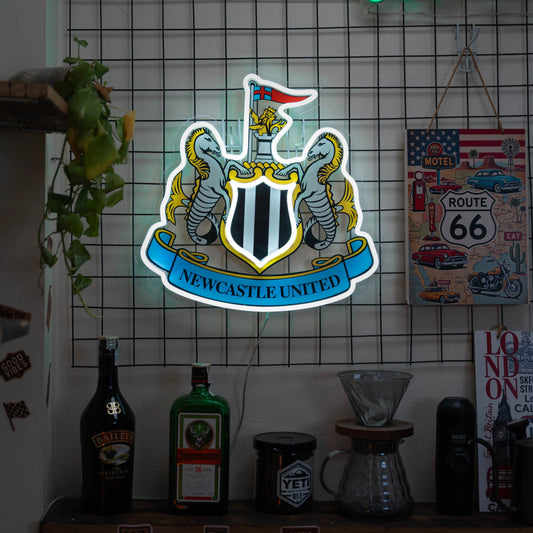 Newcastle United Neon Sign