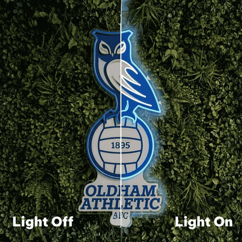 Oldham Athletic Neon Sign