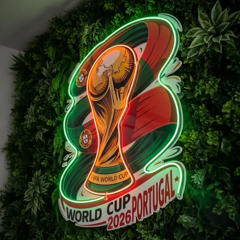 Portugal National Team Neon Sign