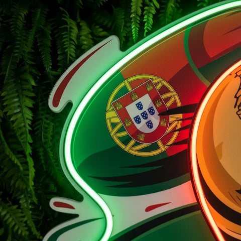 Portugal National Team Neon Sign
