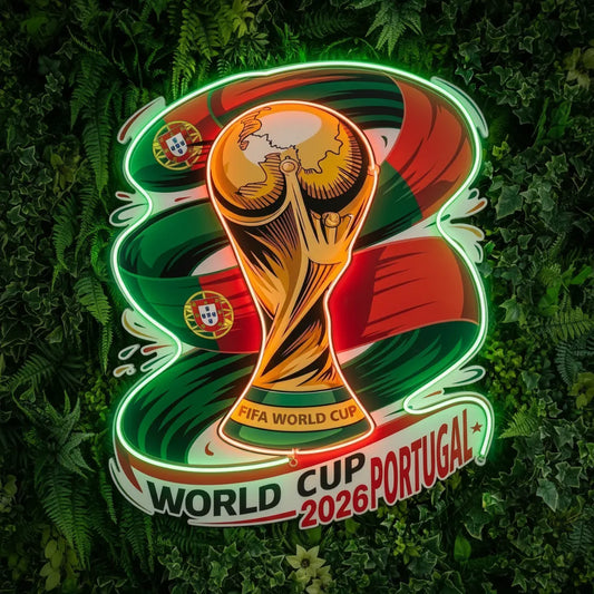 Portugal National Team Neon Sign