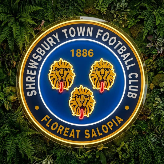 Shrewsbury Town Neon Sign