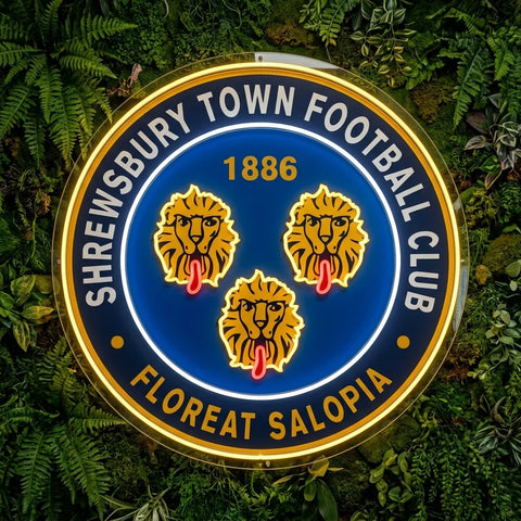 Shrewsbury Town Neon Sign