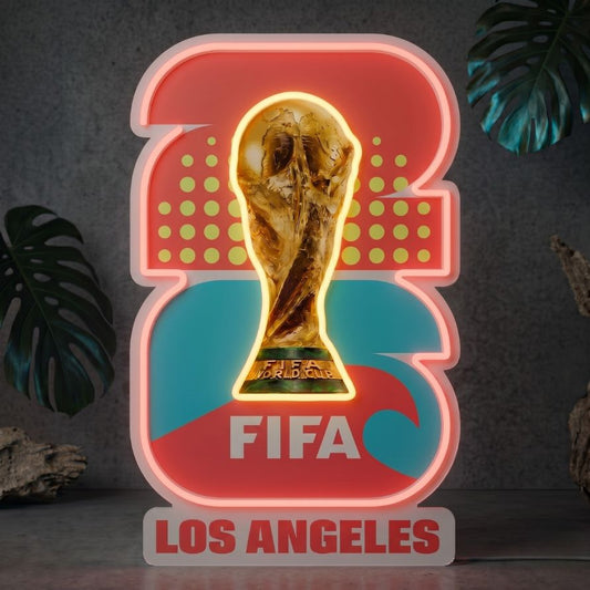 Los Angeles FIFA World Cup 2026 Neon Sign