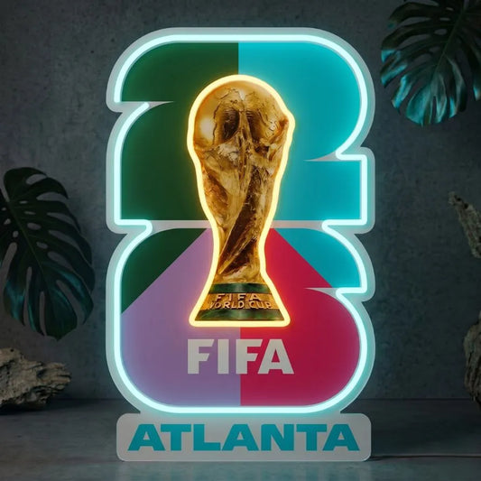 Atlanta 2026 FIFA World Cup Neon Sign