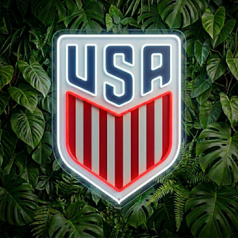 USA World Cup Neon Sign
