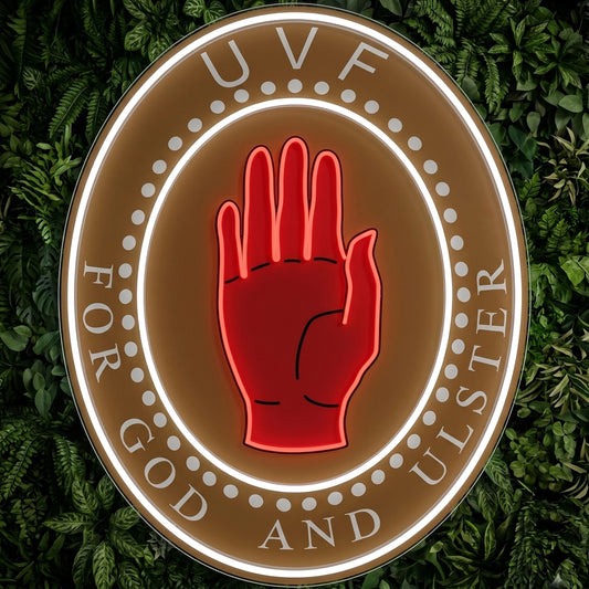 Ulster Volunteer Force Neon Sign