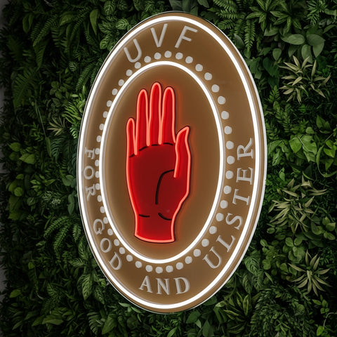 Ulster Volunteer Force Neon Sign