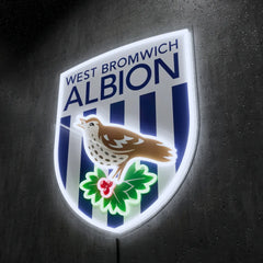 WBA FC Badge Neon
