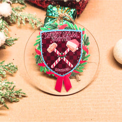 West Ham United Christmas Ornament
