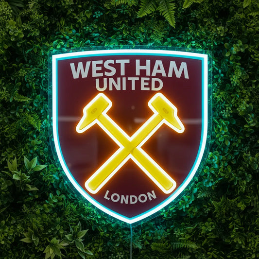 West Ham United Neon Sign