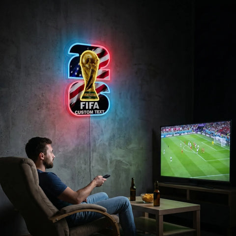 Custom World Cup Neon Sign - USA