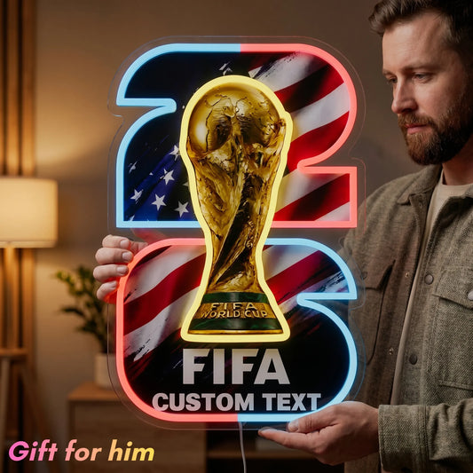 Custom World Cup Neon Sign - USA