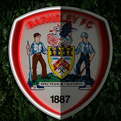 Barnsley FC Crests Neon Sign