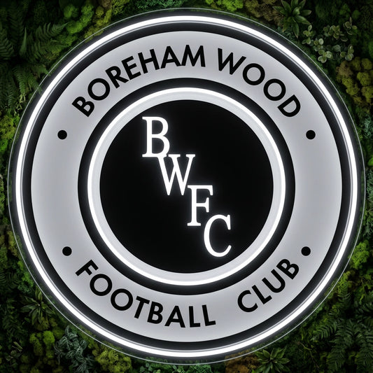 Borehamwood FC Neon Sign