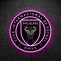 Miami FC Badge Neon