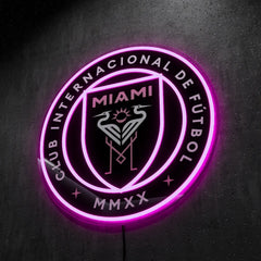 Miami FC Badge Neon