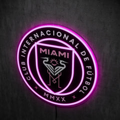 Miami FC Badge Neon
