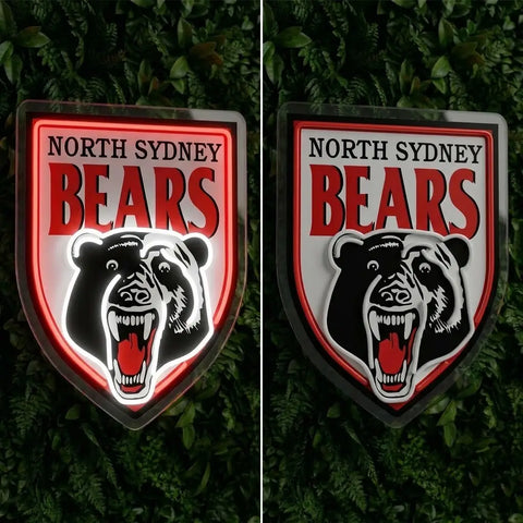 North sydney bears neon sign
