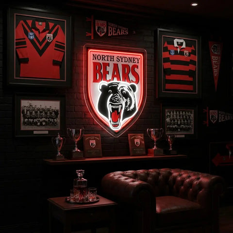 North sydney bears neon sign