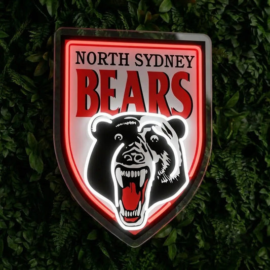 North sydney bears neon sign