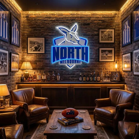 North Melbourne Kangaroos Neon Sign