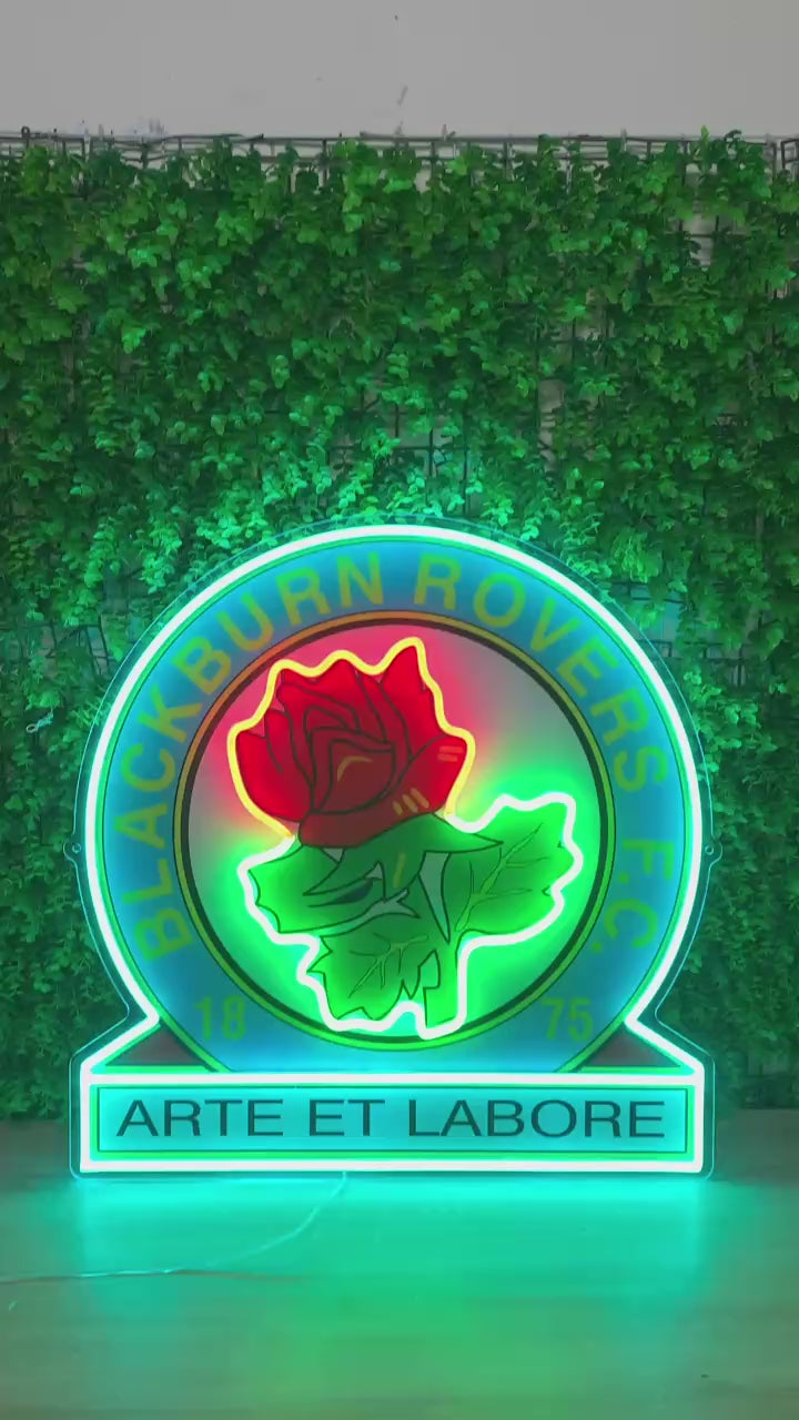 Blackburn Rovers Neon Sign