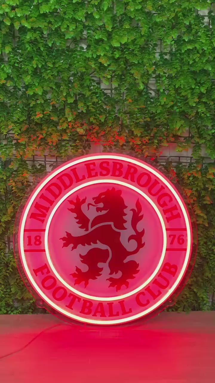 Middlesbrough Neon Sign 1