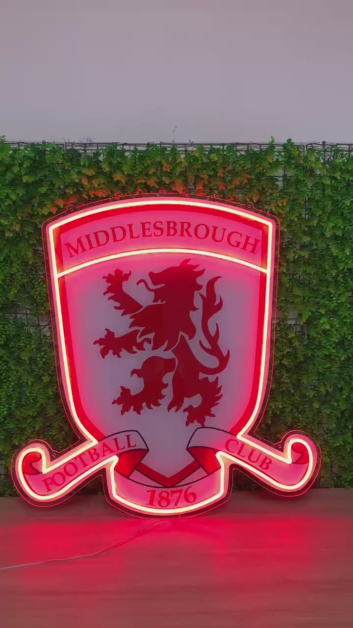 Middlesbrough Neon Sign 2