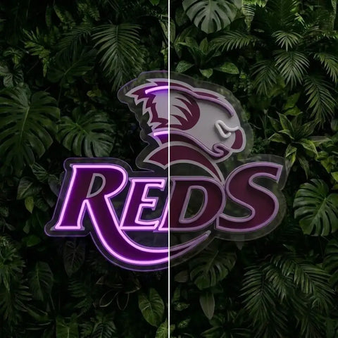 Queensland Reds Neon Sign