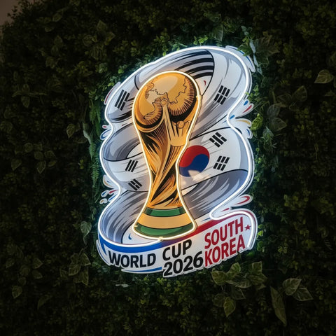 South Korea National Team Neon Sign