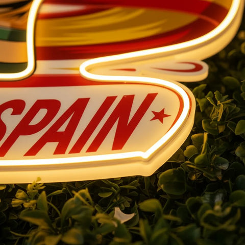 Spain National Team Neon Sign