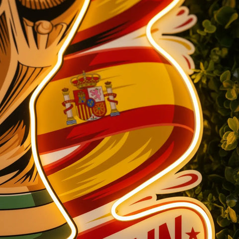 Spain National Team Neon Sign