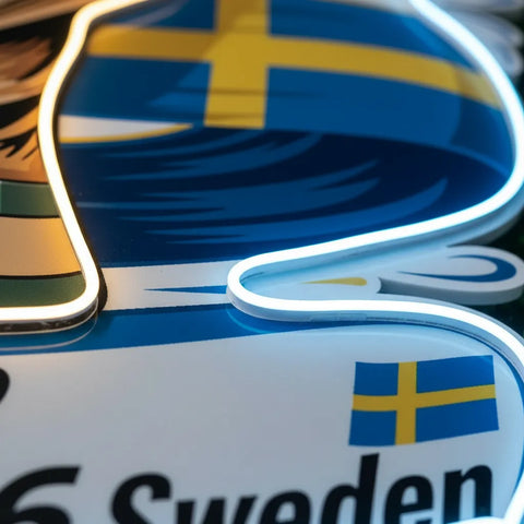 Sweden National Team Neon Sign