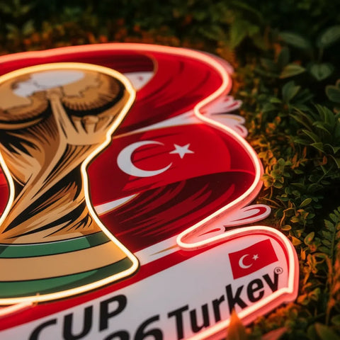 Turkey National Team Neon Sign