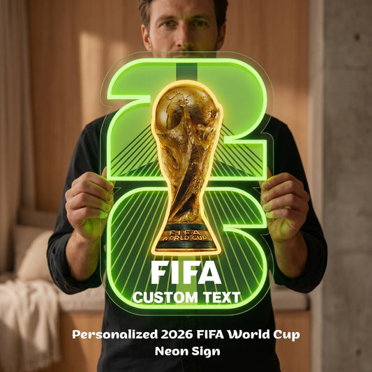 Custom World Cup Neon Sign - BOSTON