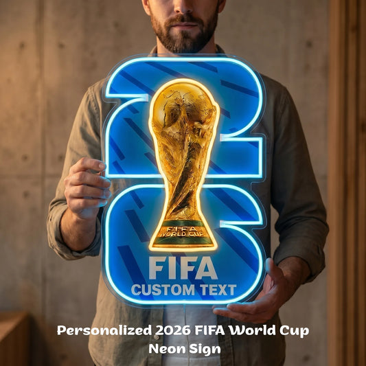 World Cup Neon Sign - HOUSTON